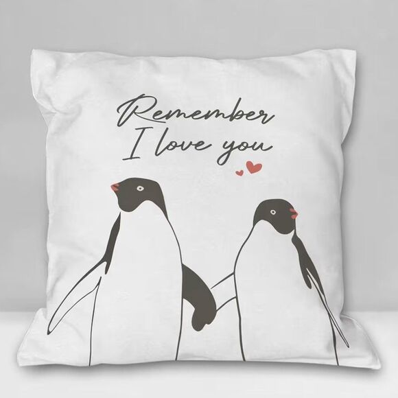PENQUIN Pillow Covers Set of 2 18X18 Inch Covers Only - Picture 5 of 11